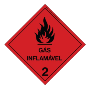 Transporte de gás inflamável