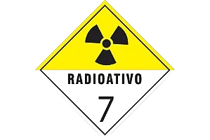 Transporte de material radioativo com risco de radiação